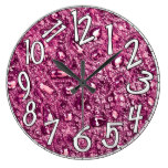 Purple Dark Purple, Beaded, Diamond Bling Print