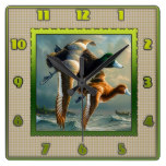 Flying Duck Clock