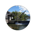 The Old Mill Round Clock