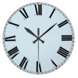 Simple customizable roman numerals large clock