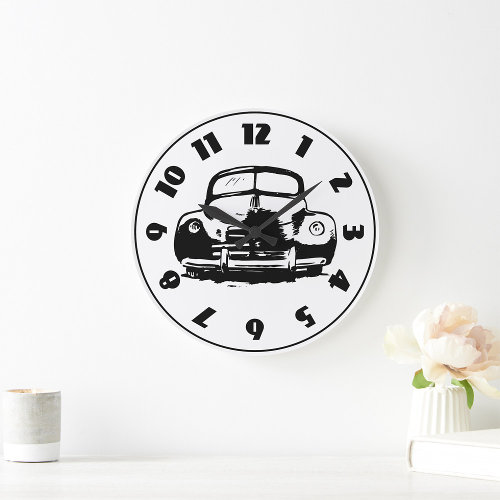 Retro Car Clock