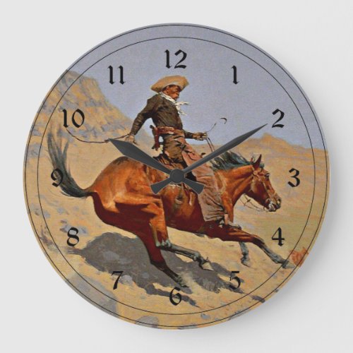 Remington: The Cowboy,  Large Clock