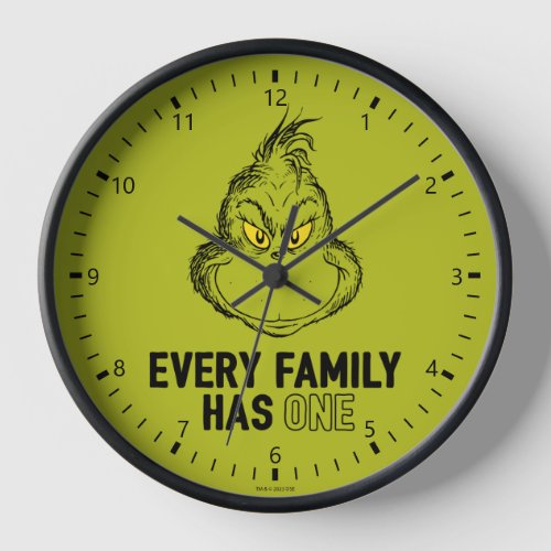 Grinch | Every Family Has One Clock